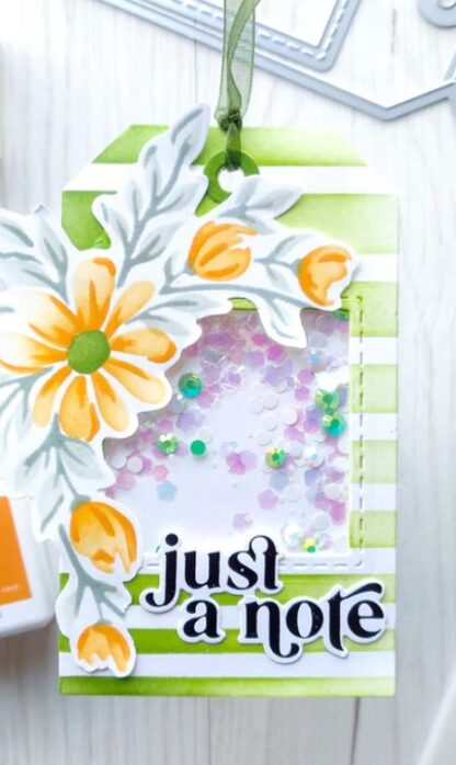 Gradiating Stripes stencil 4 x 9" - Bilde 4
