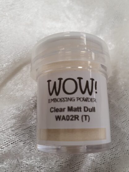 WOW Clear Matt Dull embossing powder WA02R (T)