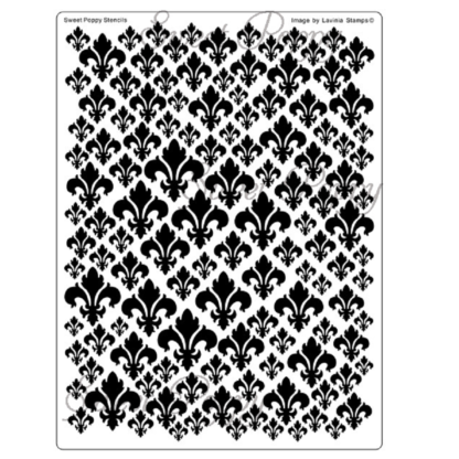 Crest Back Plate stencil SP6-101