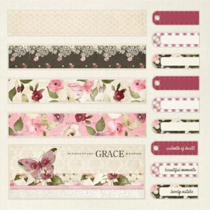 Bloom with Grace Die Cut Topper pad - Bilde 5