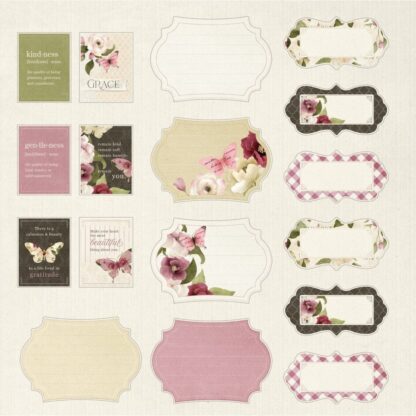 Bloom with Grace Die Cut Topper pad - Bilde 3