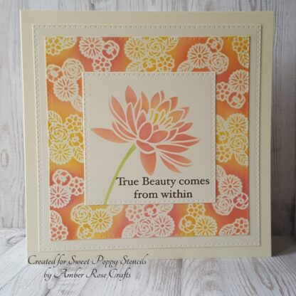 Blooms Aperture Square SP6-125BS stencil - Bilde 4