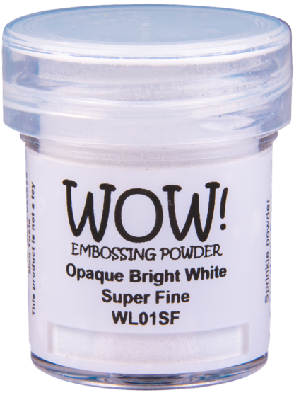 WOW Bright White super fine embossing powder WL01SF(O)