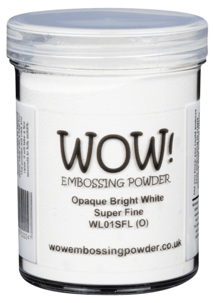 WOW Bright White super fine embossing powder WL01SFL