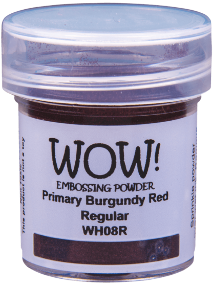WOW Primary Burgundy Red embossing powder WH08R (T)