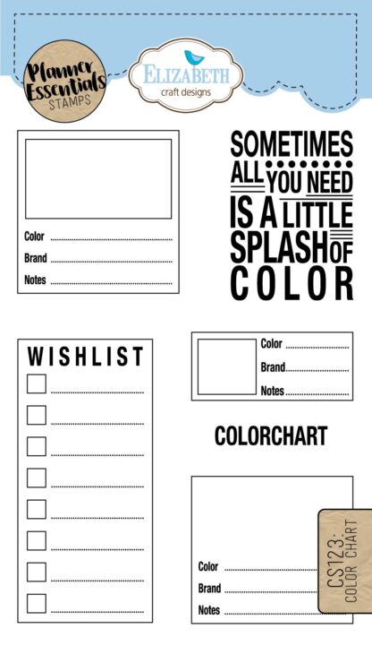 Color Chart stamps CS123