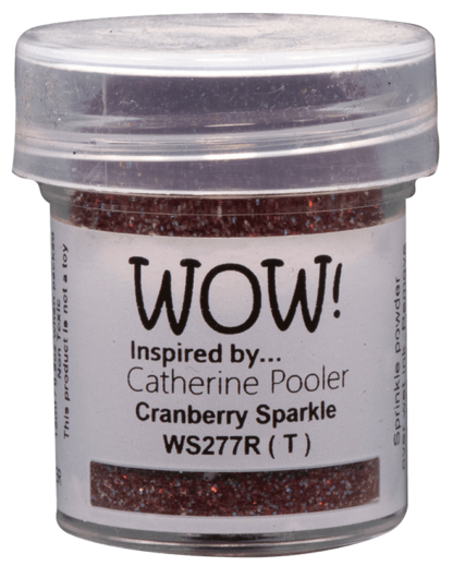 WOW Cranberry Sparkle *Catherine Pooler Exclusive* embossing glitter WS277R (T)