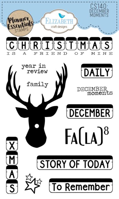 December Moments stamps CS140