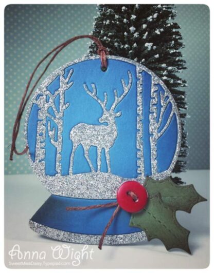 Deer Snowglobe DIE472-R - Bilde 3