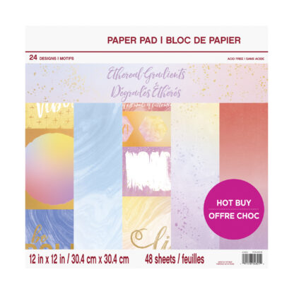 Paper pad Ethereal Gradiants 12 x 12"