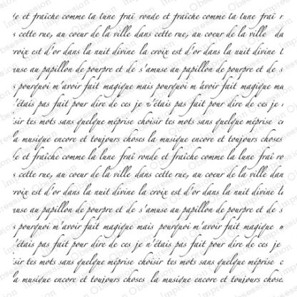 Cover-a-Card French Text stempel