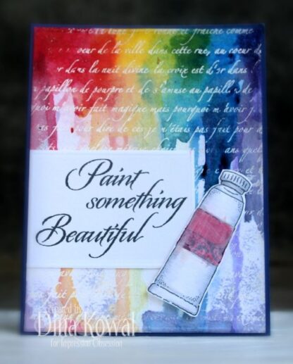 Cover-a-Card French Text stempel - Bilde 2