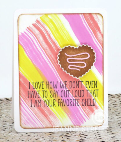Heart Chocolate Swirl stempel C20950 - Bilde 2