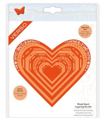 Mixed Heart Layering Die Set