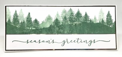 Tree-lined Hillside Duo - Slimline stempel 3229-LG - Bilde 3