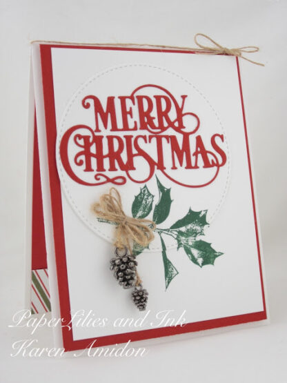 Merry Christmas Flourish DIE446-R - Bilde 3