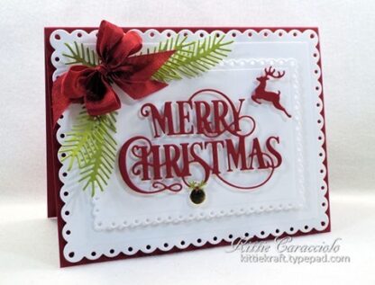 Merry Christmas Flourish DIE446-R - Bilde 4