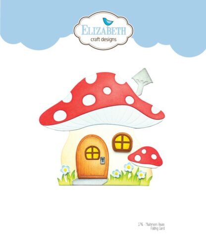 Mushroom House Folding Card die1796