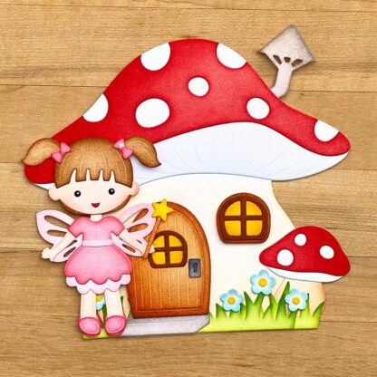 Mushroom House Folding Card die1796 - Bilde 2