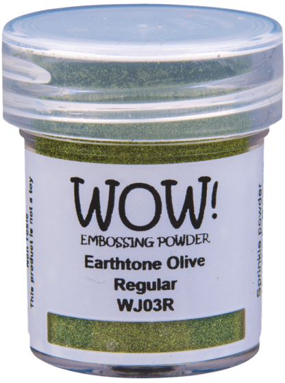 WOW Earthtone Olive embossing powder WJ03R (OM)