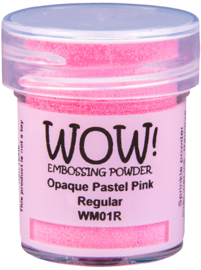 WOW Opaque Pastel Pink embossing powder WM01R(O)