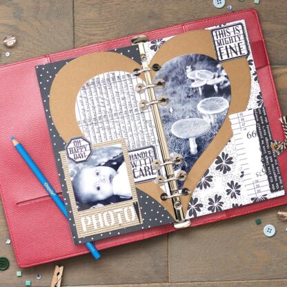 Planner Essential - 20 Half Heart Page Set die 1738 - Bilde 3