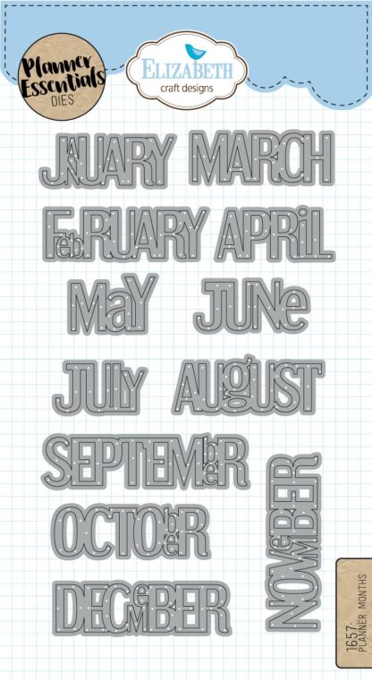 Planner Month die 1657