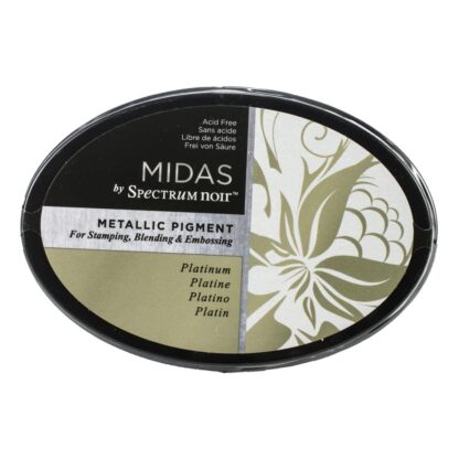 Midas Metallic ink pad - Platinum