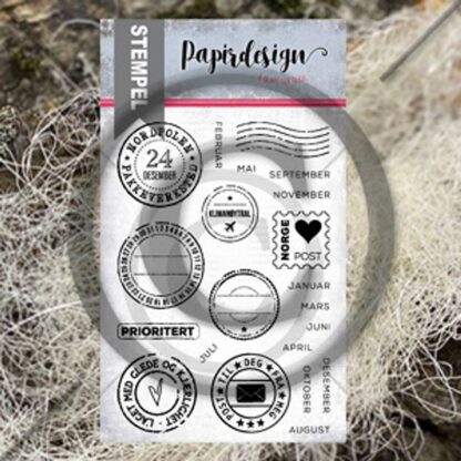 Poststempel stempelplate
