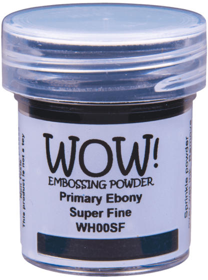 WOW Primary Ebony Super Fine embossing powder WH00SF (T)