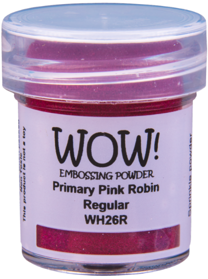WOW Primary Pink Robin embossing powder WH26R(T)