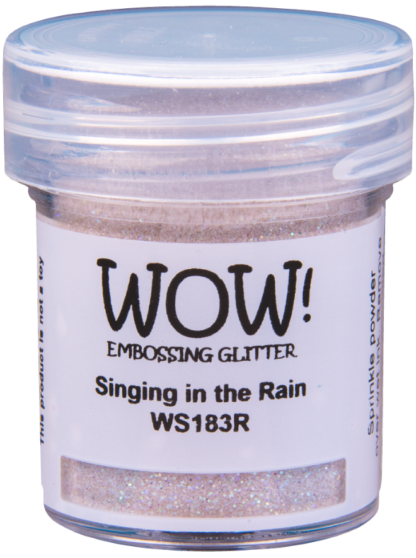 WOW Singing in the Rain embossing glitter WS183R (T)