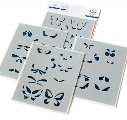 Small Butterflies stencil