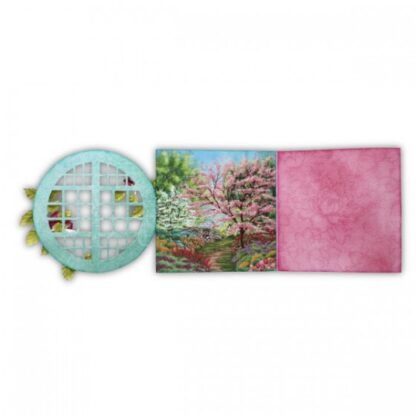 6 x 6" Swing Fold Card - White