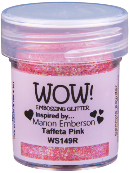 WOW Taffeta Pink embossing glitter WS149R (T)
