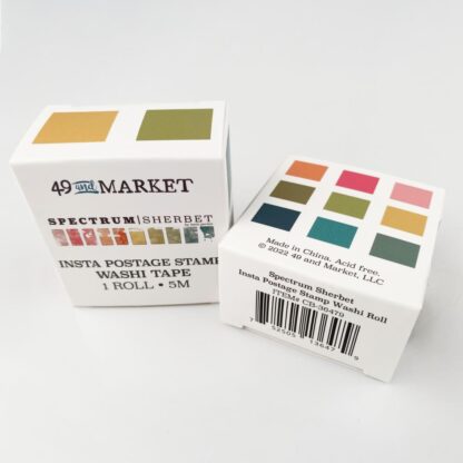 Spectrum Sherbet Insta Postage Stamp Washi tape - Bilde 4
