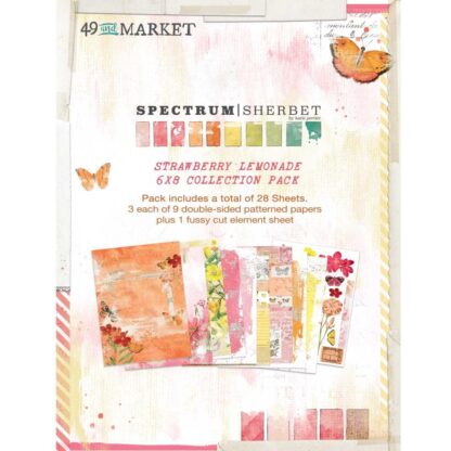 Spectrum Sherbet Strawberry Lemon Collection 6 x 8"