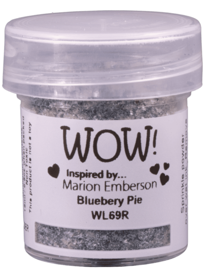 WOW Blueberry Pie embossing powder WL69R (OM)