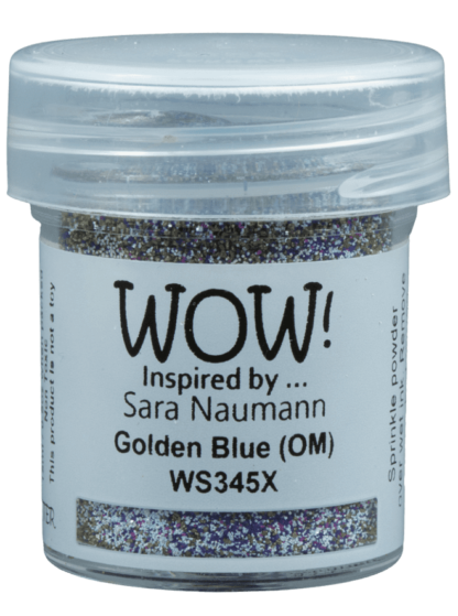 WOW Golden Blue *Sara Naumann* embossing glitter WS345X (OM)