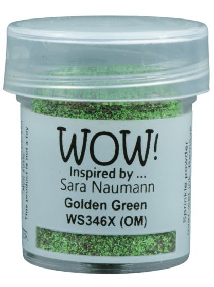 WOW Golden Green *Sara Naumann* embossing glitter WS346X (OM)