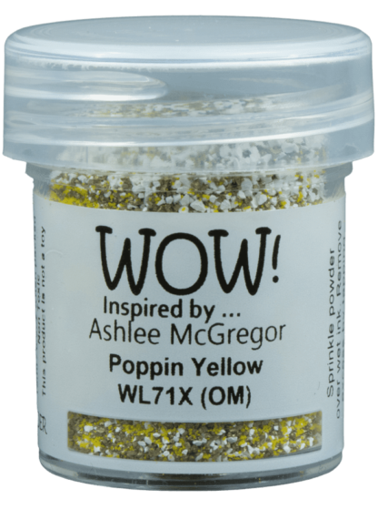 WOW Poppin Yellow *Ashlee McGregor* embossing powder WL71X (OM)