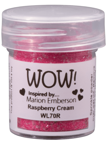 WOW Raspberry Cream embossing powder WL70R (T)